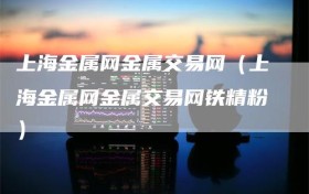 上海金属网金属交易网（上海金属网金属交易网铁精粉）