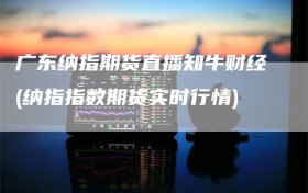 广东纳指期货直播知牛财经(纳指指数期货实时行情)