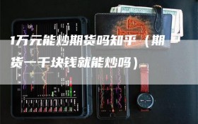 1万元能炒期货吗知乎（期货一千块钱就能炒吗）