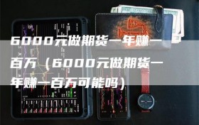 6000元做期货一年赚一百万（6000元做期货一年赚一百万可能吗）