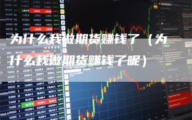 为什么我做期货赚钱了（为什么我做期货赚钱了呢）