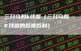 三只乌鸦k线图（三只乌鸦K线图的百度百科）