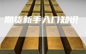 期货新手入门知识