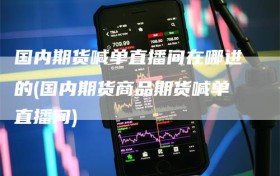 国内期货喊单直播间在哪进的(国内期货商品期货喊单直播间)