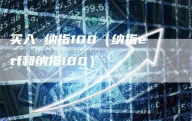 买入 纳指100（纳指etf和纳指100）