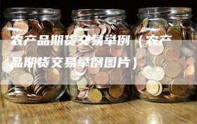 农产品期货交易举例（农产品期货交易举例图片）