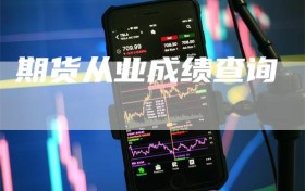 期货从业成绩查询