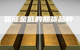 保证金低的期货品种