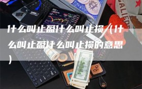 什么叫止盈什么叫止损（什么叫止盈什么叫止损的意思）