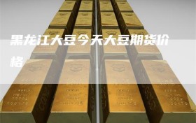 黑龙江大豆今天大豆期货价格