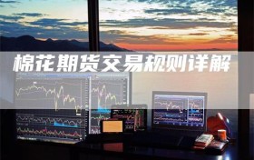 棉花期货交易规则详解