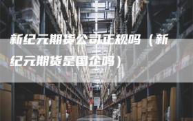 新纪元期货公司正规吗（新纪元期货是国企吗）