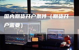 国内期货开户条件（期货开户需要）