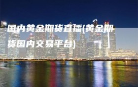 国内黄金期货直播(黄金期货国内交易平台)
