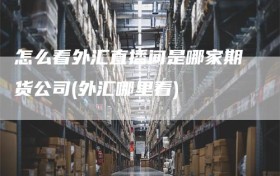 怎么看外汇直播间是哪家期货公司(外汇哪里看)