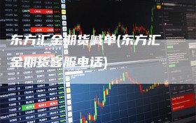 东方汇金期货喊单(东方汇金期货客服电话)