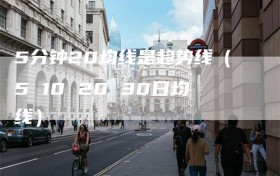 5分钟20均线是趋势线（5 10 20 30日均线）