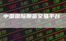 中国国际期货交易平台