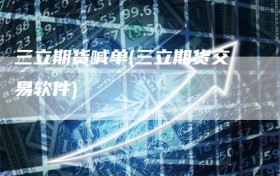 三立期货喊单(三立期货交易软件)