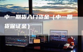 中一期货入门资金（中一期货保证金）