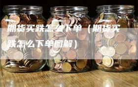 期货买跌怎么下单（期货买跌怎么下单图解）