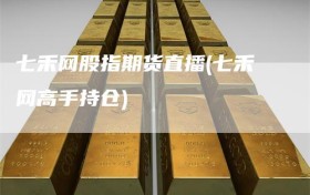 七禾网股指期货直播(七禾网高手持仓)