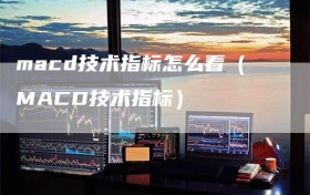 macd技术指标怎么看（MACD技术指标）