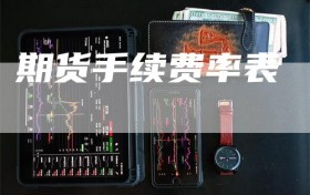 期货手续费率表