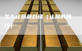 怎么止损最合理（止损的技巧）
