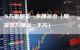 5万做期货一年赚多少（期货五万赚到一千万）