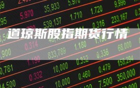 道琼斯股指期货行情