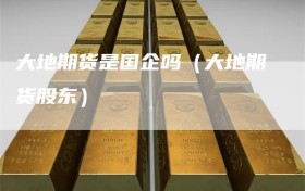 大地期货是国企吗（大地期货股东）
