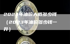 2023年油价大概多少钱（2023年油价多少钱一升）