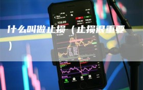 什么叫做止损（止损很重要）
