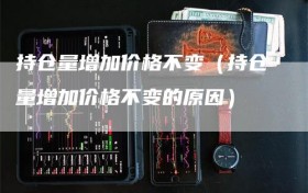 持仓量增加价格不变（持仓量增加价格不变的原因）