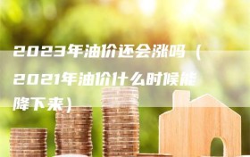 2023年油价还会涨吗（2021年油价什么时候能降下来）