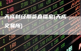 天成财经期货直播室(天成交易所)