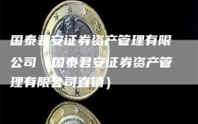 国泰君安证券资产管理有限公司（国泰君安证券资产管理有限公司直销）