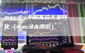 macd一小时高位无量钝化（macd太滞后）
