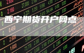西宁期货开户网点