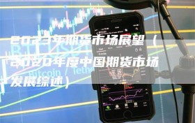 2023年期货市场展望（2020年度中国期货市场发展综述）