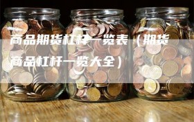 商品期货杠杆一览表（期货商品杠杆一览大全）