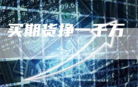 买期货挣一千万