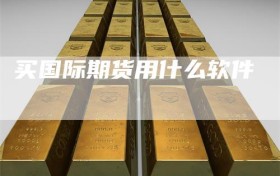 买国际期货用什么软件