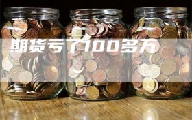 期货亏了100多万