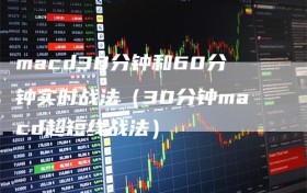 macd30分钟和60分钟实时战法（30分钟macd超短线战法）