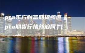 pta东方财富期货频道（pta期货行情新浪网）