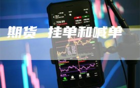 期货 挂单和喊单