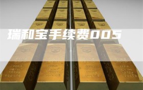 瑞和宝手续费005