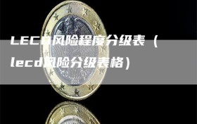 LECD风险程度分级表（lecd风险分级表格）